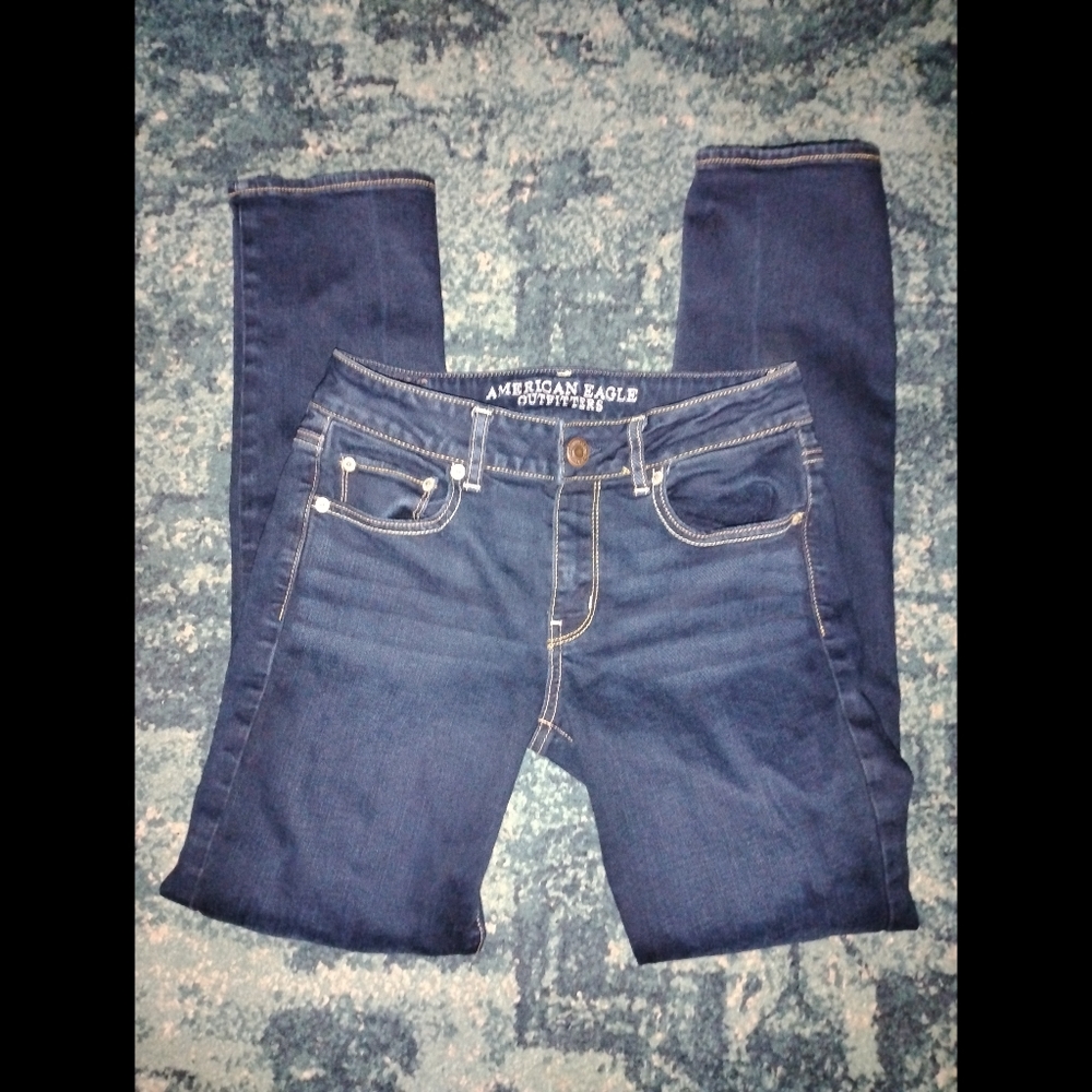 American Eagle Straight Leg Stretch Jeans